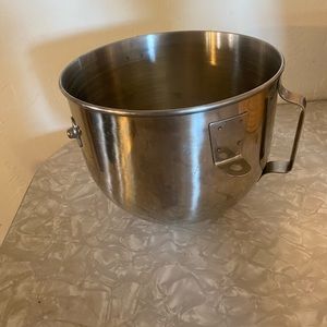 Kitchenaid stainless 5 QT mixing bowl lift models